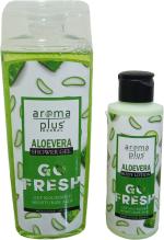 Aromaplus Herbal Aloevera Shower Gel & Body Lotion with Natural Essence(250ml+120ml) (2 Items in the set)