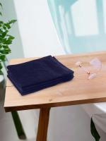 REGENCY EXPORTS PVT.LTD Quattro Hand Towel 100% Cotton 400 GSM Set of 4 Midnight Blue