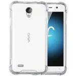CLUBCLASSY TPU Back case Cover Transparent Shock Proof Compatible for vivo y21L