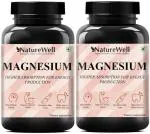Naturewell Chelated Magnesium Glycinate Citrate Oxide Supplement Advanced, 60 Capsules Each (Pack Of 2)