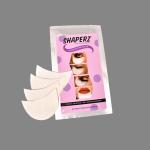 SHAPERZ Eye Shadow Shields Eyes Tips Sticker Wrap Pad Application Tool | Hypoallergic Moon Shaped Makeup Sheets/Precision for Perfect Makeup (Pack of 8)