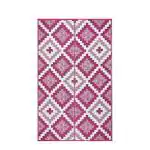 Sapana Carpet-Mats Chatai mats for Home Multipurpose, Foldable, Reversible Plastic chatai Indoor / Outdoor use Kilim-04 Purple & White (L 180 cm x W 120 cm)