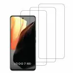 Kite Digital Vivo Iqoo 7 (5g) Transparent Tempered Glass Screen Protector with Full Screen Coverage (Except Edges) and Easy Installation Kit (Pack of 3)