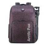 Arctic Fox Polyester Camera Bag for DSLR with Lens, 15.5 inch Laptop and Tripod Holder (Red)