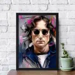 INTEXTURE GALLERY 99 Modern ArtFull Rim Texture Paper Framed Art Print 19.25 Inches X 13.25 Inches,Perfect for Home Decor, For Living Room, Bed room, Office, Hotel,wall decoration