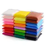 KRASHTIC Bouncing Clay For Kids Pack of 12 For Making Clay Toys Soft Smooth Clay