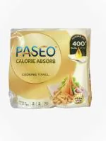 Paseo Calorie Absorb Premium Quality 2 Ply Cooking Kitchen Towel 2 Roll Absorb Upto 400 Calorie (70 Pulls Per Roll)