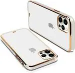 Lenient Apple iPhone 13 White Silicon Camera Bump Protector Back Cover