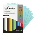 Paper Pep Colorissimi Azzurro/Baby Blue Unicolor A5 Size Card Stock 220 gsm (Pack of 60)