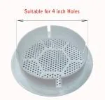 LJL Traders Exhaust Fan/Chimney Vent pipe/wall Air Vent Cover And Mosquito(4 Inch Round, 3 Piece)