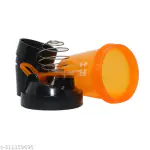 SWAG GALAXY Transparent shaker Bottles for Protein Shake - Gym Shaker Bottle with Compartment (Orange)