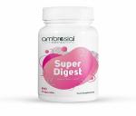 Ambrosial Super Digestive Enzyme Supplement | Reduces Food Intolerance | Helps Extract Healthy Nutrients from Food | Gluten Free (Pack of 1-60 Capsules)