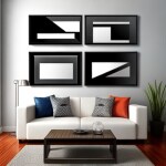 Love Creation 12x18 Size poster print for creative wall art- architectural-picasso-print-set-6902(Non Sticker)