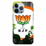 Voleano back cover for I Phone 13 Pro, BJP, logo, kamal ka phool, back cover