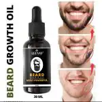 Leevo Beard Growth Oil for Thicker and Fuller Beard With 100% Natural Beard Oil for Men. (30 ml )