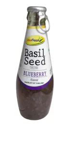 Veefresh Basil Seed Drink Blueberry 300ml (Pack of 4)