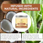 Ayusoul Ayurveda Khadi Coconut Aloevera Gel for Face & Body Moisturizer Treatment Acne, Glowing Skin