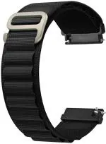 Artmu Black Nylon Watch Strap For Amazfit Gts 4, Gts 4 Mini, Gts 3, Gts2, Gts 2E, Gts 2 Mini 20 Mm