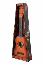 Homee Ware 4-String Acoustic Learning Guitar Toy Musical Instrument Toy Plastic (Brown)