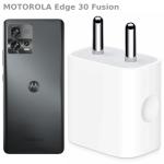 Zybux Motorola Type C Original Charging Adapter (20w Fast Type C Wall Charger) - White