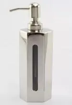 Mid Century Liquid soap dispenser (Silver)
