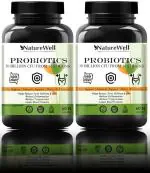 Naturewell Probiotic Supplement 30 Billion Cfu And Prebiotics Capsules, 60 Capsules Each (Pack Of 2)