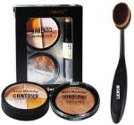 Lenon Beauty Kiss Contour Kit 23001 with foundation brush (2 Items in the set)