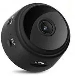 AVOIHS Magnet kks00450 Security Camera with HD Wi-Fi CCTV Mobile Connect Night Vision Supports 64GB (Black)