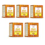 Khadi Organique Natural Herbal Brown Mehndi (Pack of 5) 375 g