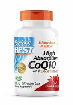 Doctor's Best Absorption Coq10 with BioPerine 100 mg 30 Veggie Capsules (30 No)