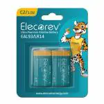 Elecorev Alkaline C-Size Battery Pack of 2 EAL93 /LR-14