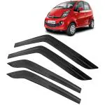 Kingsway Car Wind Deflectors Rain Guard Window Visor for Tata Nano 2008, 2009, 2010, 2011, 2012, 2013, 2014, 2015, 2016, 2017, 2018, 2019, 2020, 2021, 2022, 2023, 2024, 2025 Model, Car Door Visor Online India, Car Sun Shades