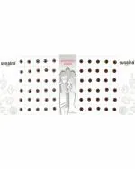 SUNAINA Premium Plaza Stone Bindi 5mm (Pack of 3)