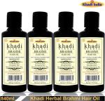 Khadi Herbal Brahmi Oil Nourishes the hair shafts, Boost new hair growth and strengthens current hair 840ml
