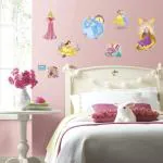 Asian Paints Nilaya Multicolor Vinyl Disney Princess Wall Sticker W071D4D8Y45