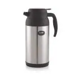 Cello Armour Stainless Steel Double Walled Carafe, Insulated (2000ml, Black)