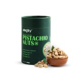 ELEGITY 100 % Natural Jumbo Salted California Pistachio -Papertube (200 gm) | Namkeen Pista Dry Fruit | Crunchy, Tasty & Healthy | Rich in Fibre & Protein | No Added Preservatives & Colour in Nutritious Nuts