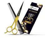 Organim Care Products 6 inch Barber Scissors Gold Carbon Funner Steel