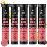 Halesaga 100% Pure Apple Cider Vinegar with Mother, Premium Weight Loss Supplement (5 x 20 No)