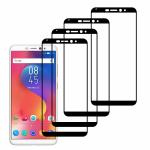 Kite Digital Infinix Hot S3 (Black) Tempered Glass Screen Protector with Edge to Edge Coverage and Easy Installation Kit (Pack of 4)