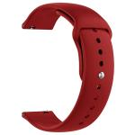 HDSanvi Silicone Smart Watch Strap for Fitbit Versa 2, Lite and SE (Red) - 180 to 220 mm
