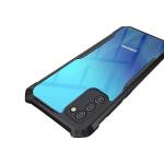 Rakulo Back Cover for Samsung Galaxy A02s, Eagle Case Hard PC Back Transparent Shock Proof Rubberized Case (Black)