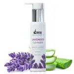 VCare Beauty Concepts Lavender Skin Cleanser For Men & Women Cleansing face with Natural Ingredients - 100ml