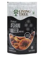 Living Tree Premium Afghani Anjeer Dried Figs 400 gm | Natural, Rich in Iron, Fibre & Vitamins Fig, Afghanistan Anjir Dry Fruit