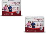 Respect Adult Diapers - 20 Pieces, Xl (Pack Of 2)