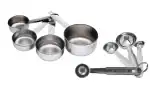 2 - Dynore Stainless Steel Measuring Cup & Measuring Spoon (Set of 8)