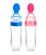 ShopiMoz Pack of 2 Squeezy Silicone Food Feeder