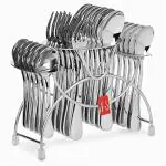 FnS Victoria Stainless Steel Cutlery set with Baby Spoon (Set of 24 Pcs)
