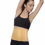 Vissco Post Pregnancy Support Abdomen Belt (8 Inches) | Helps the Weak Abdominal Muscles & Toning the Abdomen Muscles |Tummy Trimmer for Men and Women - Small (Beige)