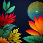 Love Creation A4 Size poster print for creative wall art- african-sunset-7734(Non Sticker)